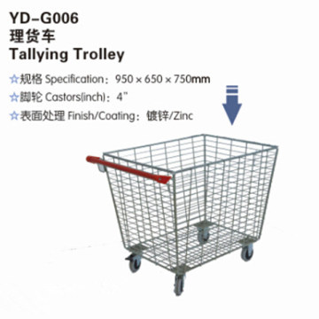 Dauerhafte hochwertige Yd-G006 Tally Trolley